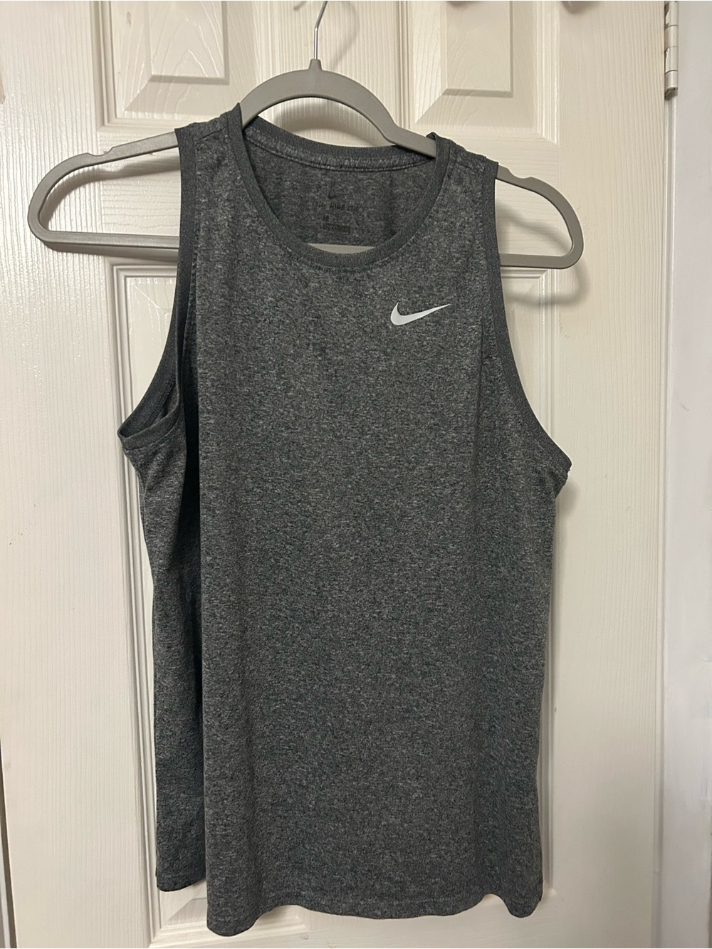 Nike Women's Charcoal Gray Performance Tank Top